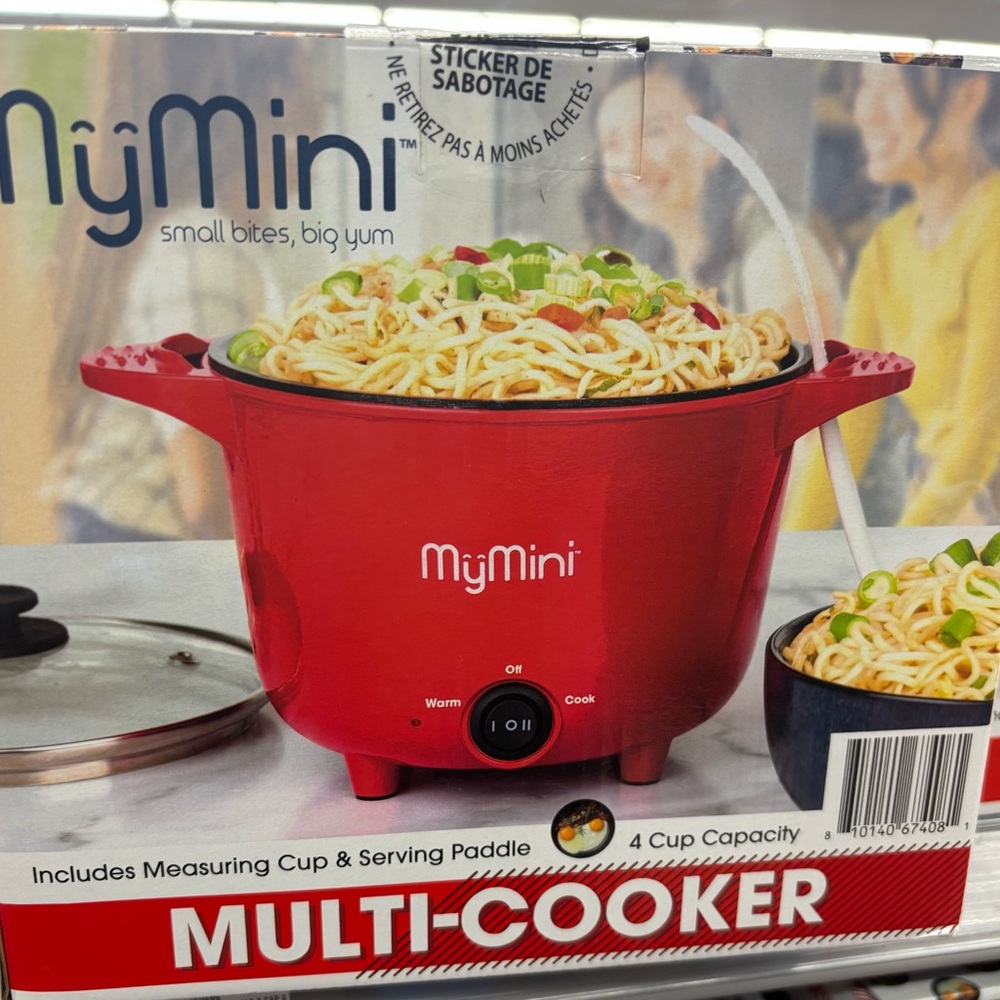 MyMini Red Multi-Cooker - Picture 3 of 3